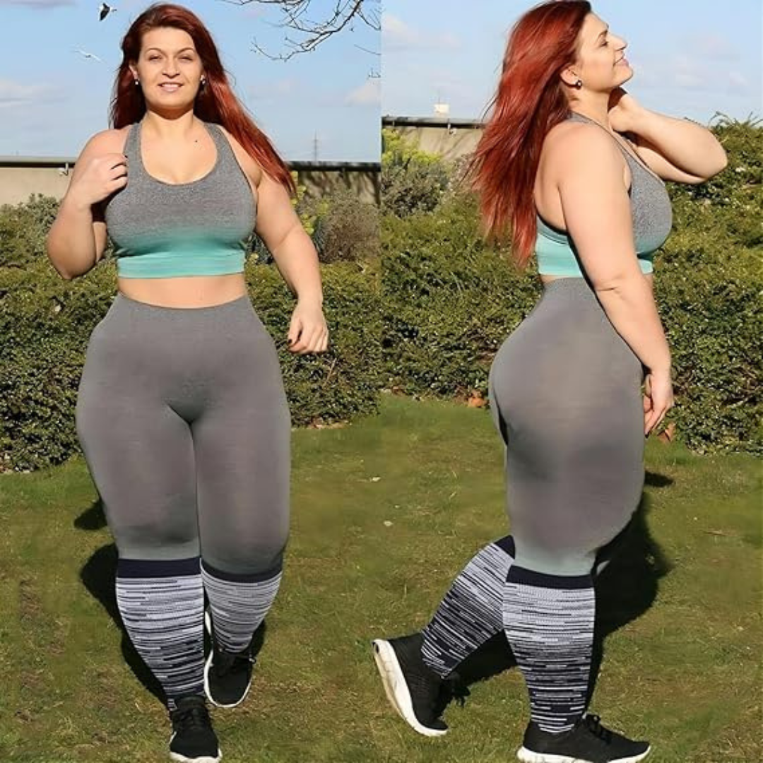 SoftSnugs™ - Plus-Sized Compression Socks