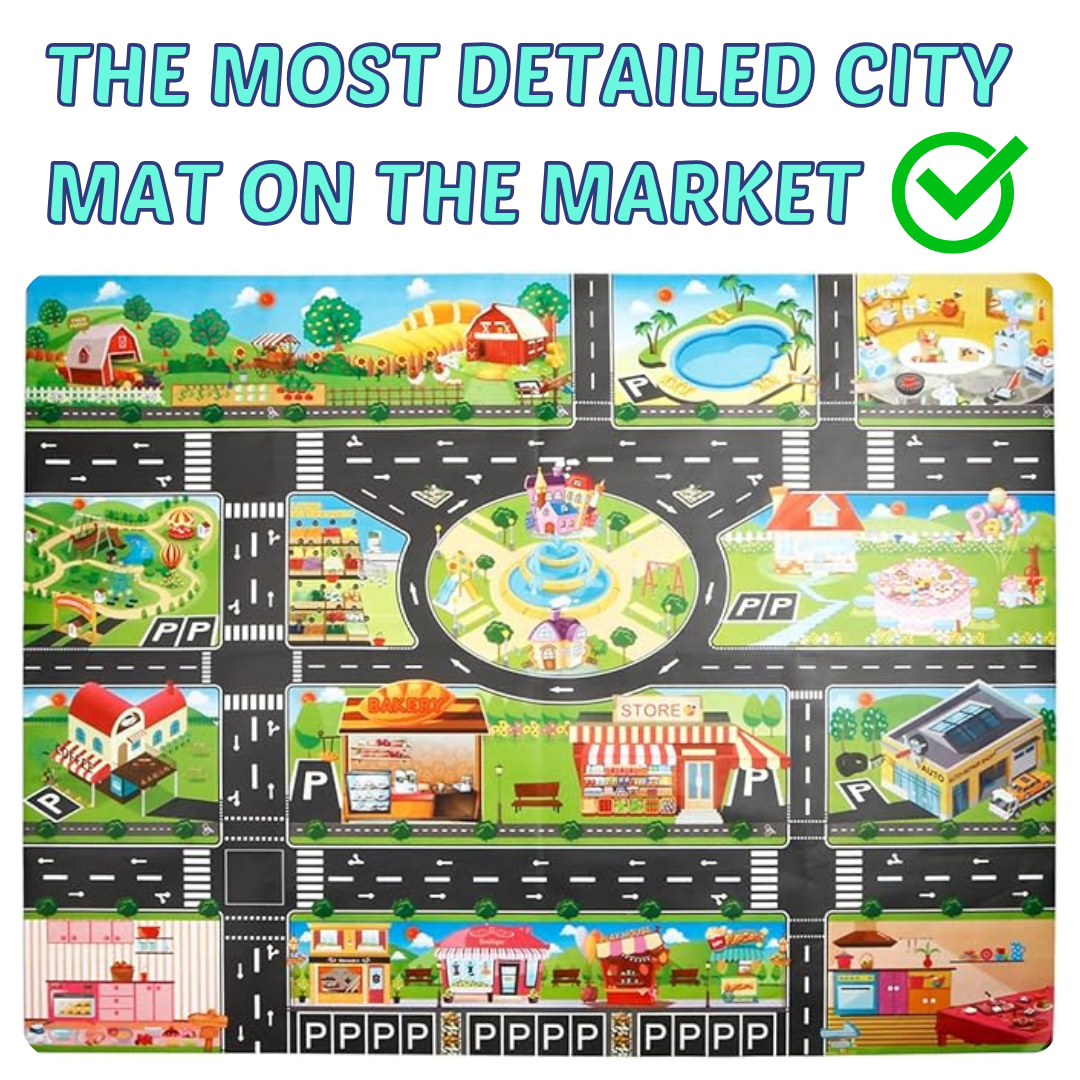 TinyTraffic™ - Montessori Educational Rug