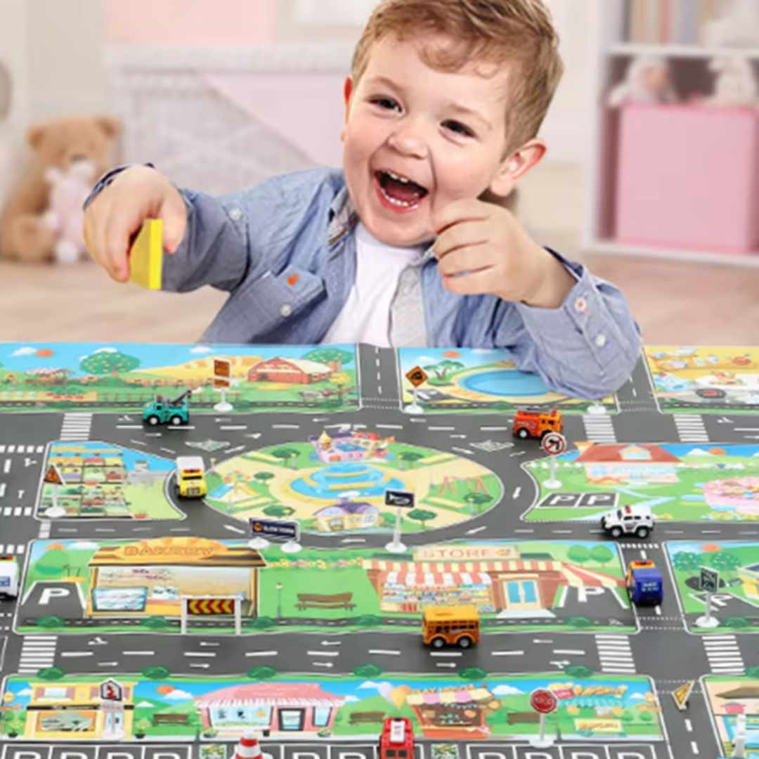 TinyTraffic™ - Montessori Educational Rug