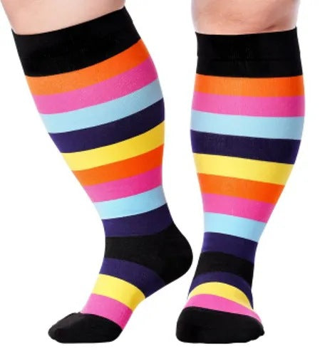 SoftSnugs™ - Plus Size Compression Socks