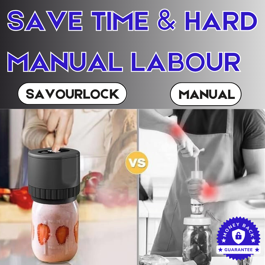 SavorLock™ - Ultimate Mason Jar Vacuum Sealer