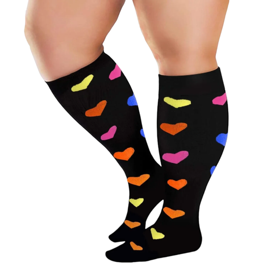 SoftSnugs™ - Plus Size Compression Socks
