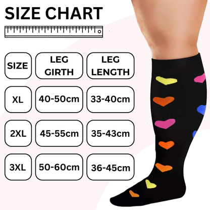 SoftSnugs™ - Plus Size Compression Socks