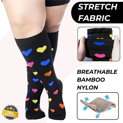 SoftSnugs™ - Plus Size Compression Socks