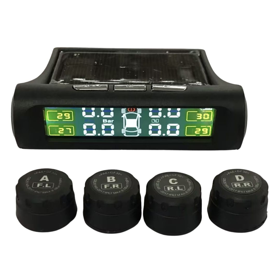 Solar Wireless Tire Pressure Monitor TPMS Tire Pressure Monitoring System