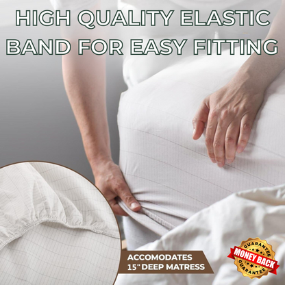 GroundGlow™ - Grounding Fitted Sheet