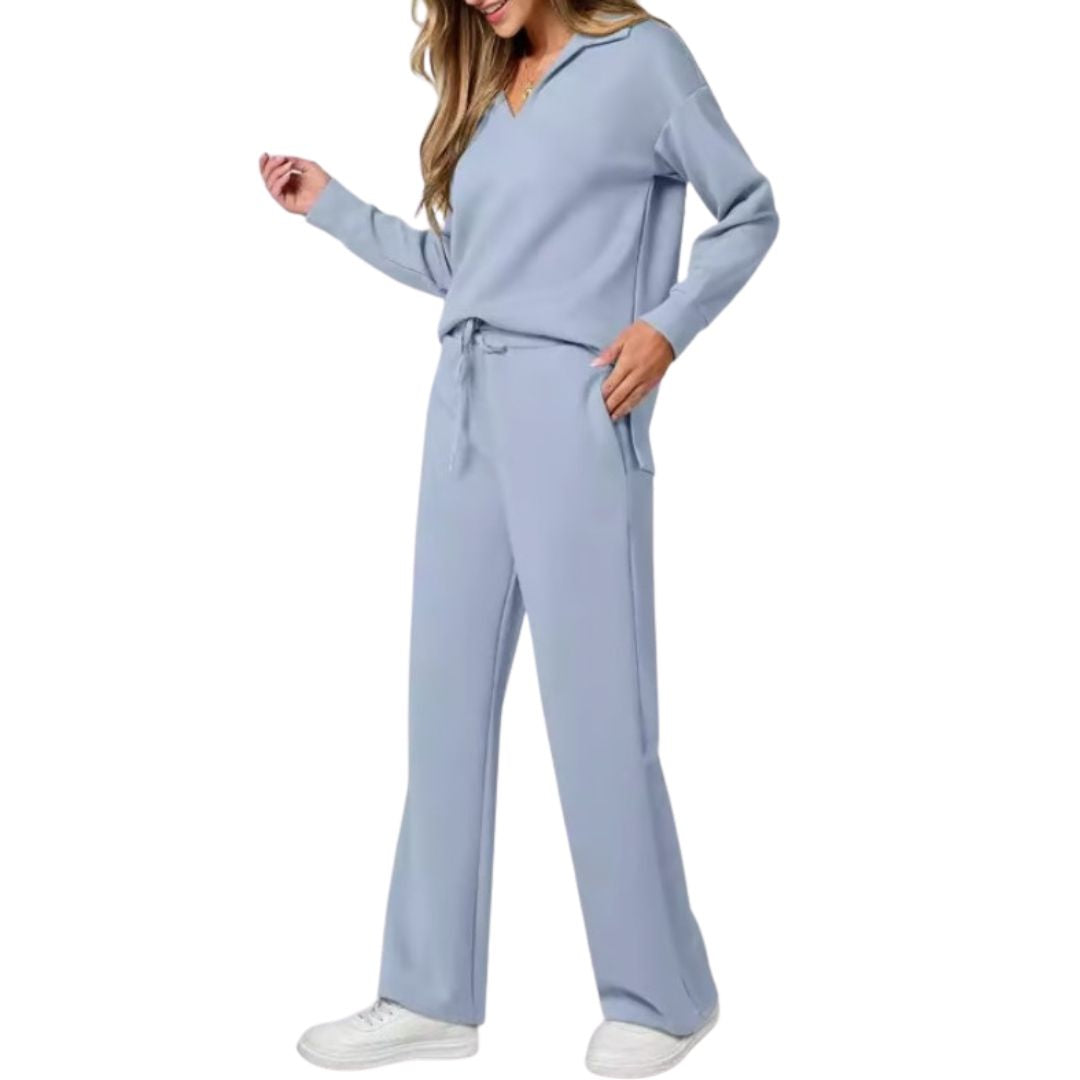 Women's Fall Transition 2-Piece Set - Breathable & Wrinkle Resistant Sweatsuits Sets