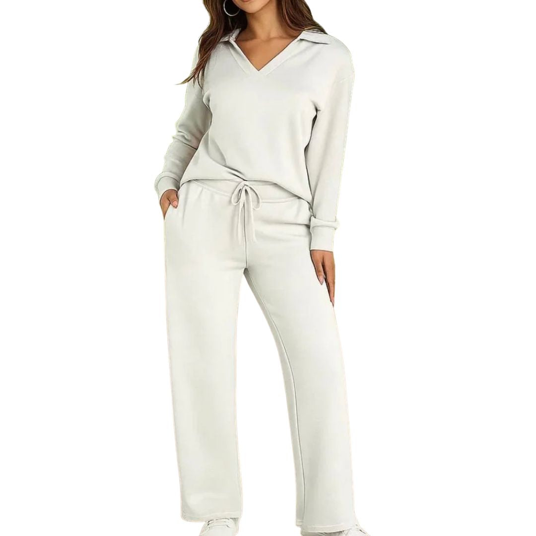 Women's Fall Transition 2-Piece Set - Breathable & Wrinkle Resistant Sweatsuits Sets