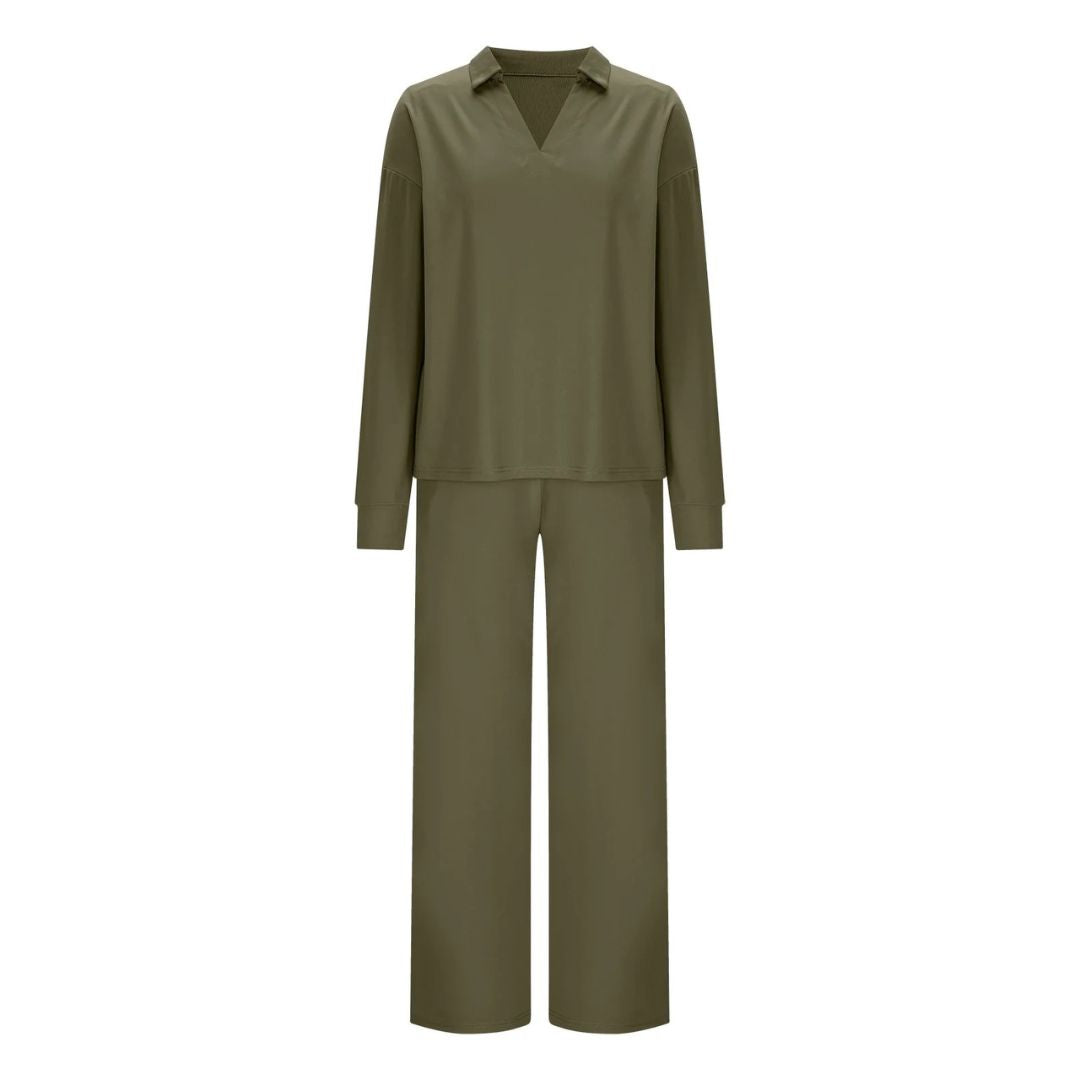 Women's Fall Transition 2-Piece Set - Breathable & Wrinkle Resistant Sweatsuits Sets